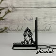 thumbnail image 3 of Shinelab Cavalier King Charles Mental Bookends Pet Dog Name Bookend Gift, Animal Table Bookshelf Room Decor 5693, 3 of 3