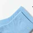 thumbnail image 7 of AOMPMSDX Baby Socks 6 Pack Baby Toddler Unisex Socks Baby Girl Boy Soild Non Floor Socks Light Blue 0 Months-12 Months, 7 of 7