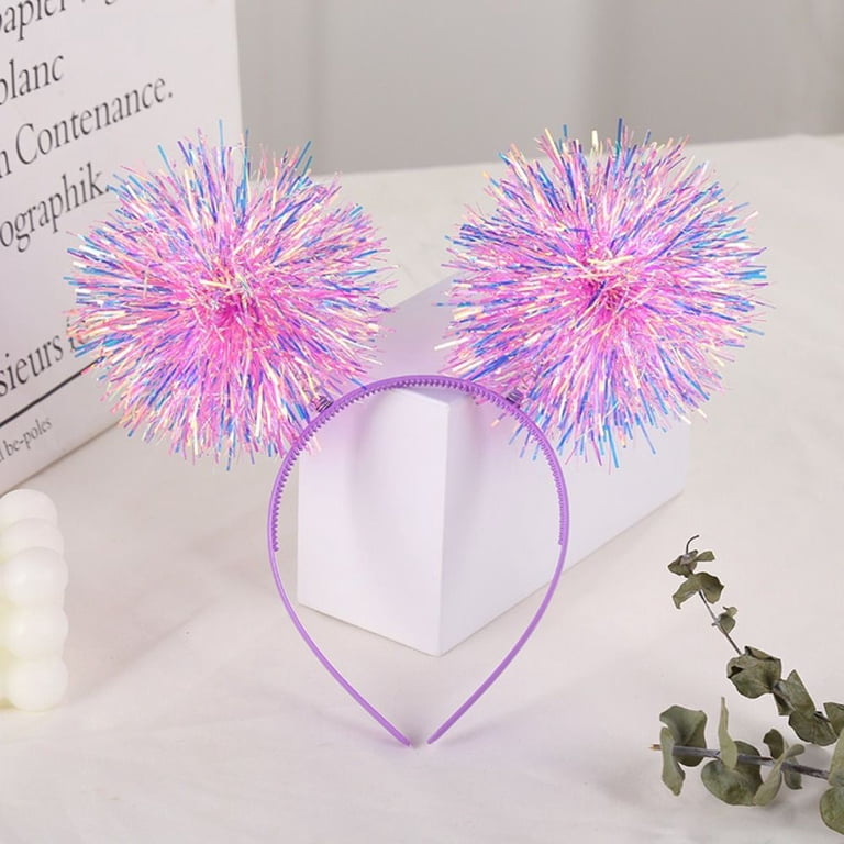 Simple Bling Cute Colorful Pom Pom Headband Party Headband  display picture 2