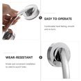 thumbnail image 2 of Mobutofu Suction Cup Door Handle Transparent Multifunctional Suction Handle Silver ABS for Houseowners 1Pack, 2 of 6