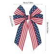 thumbnail image 3 of geerera Independence Day Flag Star Ribbon Bow - Patriotic Decor For 4th Of July, Memorial Day,Veteran's Day,Front Door Indoor Outdoor Decorations, 3 of 6
