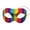 A002- Multicolor, variant on Rainbow Masquerade Mask for Women, Cat Eye Half Face Venetian Mask for Masquerade Party, Prom, Mardi Gras, Halloween Event, 1 Pack