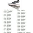 thumbnail image 3 of Feeler Gauge Set 32 Fret Guitar Neck Relief String Height Luthier Tool Guage, 3 of 12