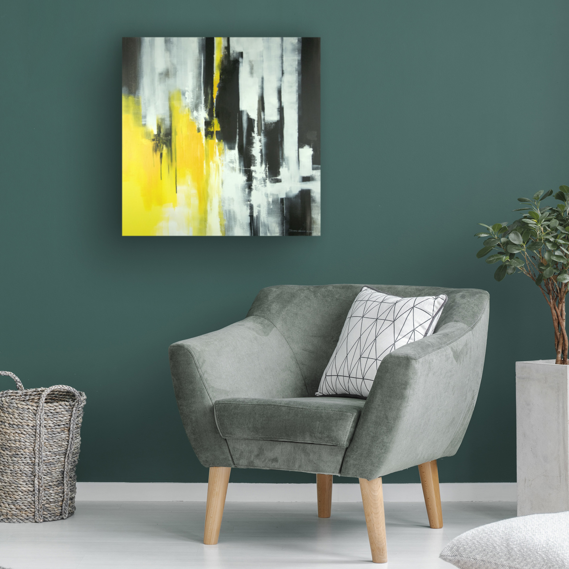 Canvas Wall Art - Thomas Leung 'Life' Wall Art for Living Room, Bedroom, or Office Décor by Trademark Fine Art - 24 x 24 Inches