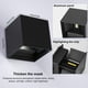 thumbnail image 4 of Aplique de pared interior 10W 2 piezas Impermeable IP65 Ángulo de haz ajustable Aplique de pared moderno Blanco frío 6000K, 4 of 7