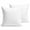 White, variant on Throw Pillow Covers 18x18 Inch Set of 2 White Decorative Pillows Cushion Case Soft Square Pillowcases Pure Solid Color Throw Pillows for Couch Sofa Bed Chair Home Decor