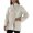 Blanc, variante sur Huaizzzy Manteau Long Élégant Taille Européenne – Mélange à Capuche Coupe Ample pour l'Automne/hiver Manteaux d'Hiver Longs Ceinturés pour Femmes Manteau d'Hiver pour Femme Manteau Japonais Robe Manteau Manteaux en Laine Surdimensionnés pour Femmes Mignon