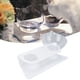 thumbnail image 3 of Platos para perros cuenco de plástico doble para alimentación de mascotas estante inclinado de 15 comedero para gatos soporte para platos comida para mascotas platos de ANGGREK Otros, 3 of 8