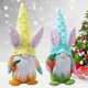 thumbnail image 5 of Muñeco de conejo Farfi, antideformado, muy elástico, antidecoloración, relleno completo, lavable, Orejas de conejo, sombrero puntiagudo, muñeco elfo sin rostro para Pascua, 5 of 5