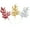Gold+Red+Silver, variant on Spencer 10PCS Silver Ferns Artificial Christmas Glitter Pine Leaves Picks Needles Simulated Tree Branch Ornaments for DIY Xmas Tree Wreath Wedding New Year Decorations
