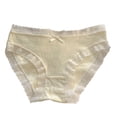 thumbnail image 3 of 3 Pack Woman Underwear Hipster Mid Waist Full Coverage Strech Ladies Panties,Yellow,M, 3 of 3