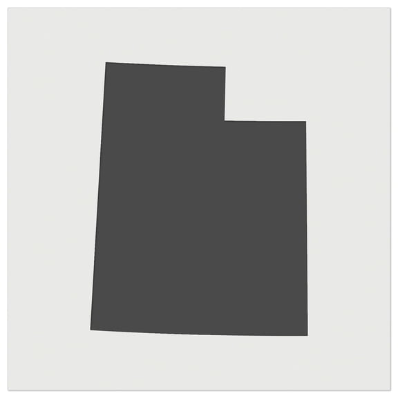 Utah State Silhouette DIY Cookie Wall Craft Stencil - 3.5 Inch