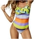 thumbnail image 2 of Trajes de baño para mujer, trajes de baño de verano para mujer, traje de baño estampado de moda para mujer, ropa de playa, bikini, traje de baño para mujer siamés, 2 of 7