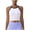 White, variant on AherBiu Womens Sports Tank Tops with Built in Bra Sleeveless Spaghetti Strap Ribbed Cropped Yoga Tops