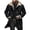 Black, variant on Rutainlusire Mens Trendy Warm Lapel Fleece Lined Windproof Coat Jackets 2026 Fashion Women Solid Pockets Zipper Long Sleeved Casual Jacket Coat Blouse Outwear Turndown Collar Jackets