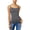 Grey - charcoal, variant on Planet Gold Womens Solid Cami Tank Top, Green, Juniors, Medium