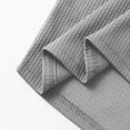 thumbnail image 5 of Lumtrix Men's Waffle T-Shirts Short Sleeve Casual Crew Neck Shirt Summer Big and Tall Plain Pullover Gray 2XL, 5 of 8