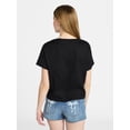 thumbnail image 3 of No Boundaries Cotton Tee with Short Sleeves, Women's XXS-XXL, 3 of 5