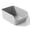 Grey, variant on Large Cream White Cat Litter Box with High Sides for Indoor Cats