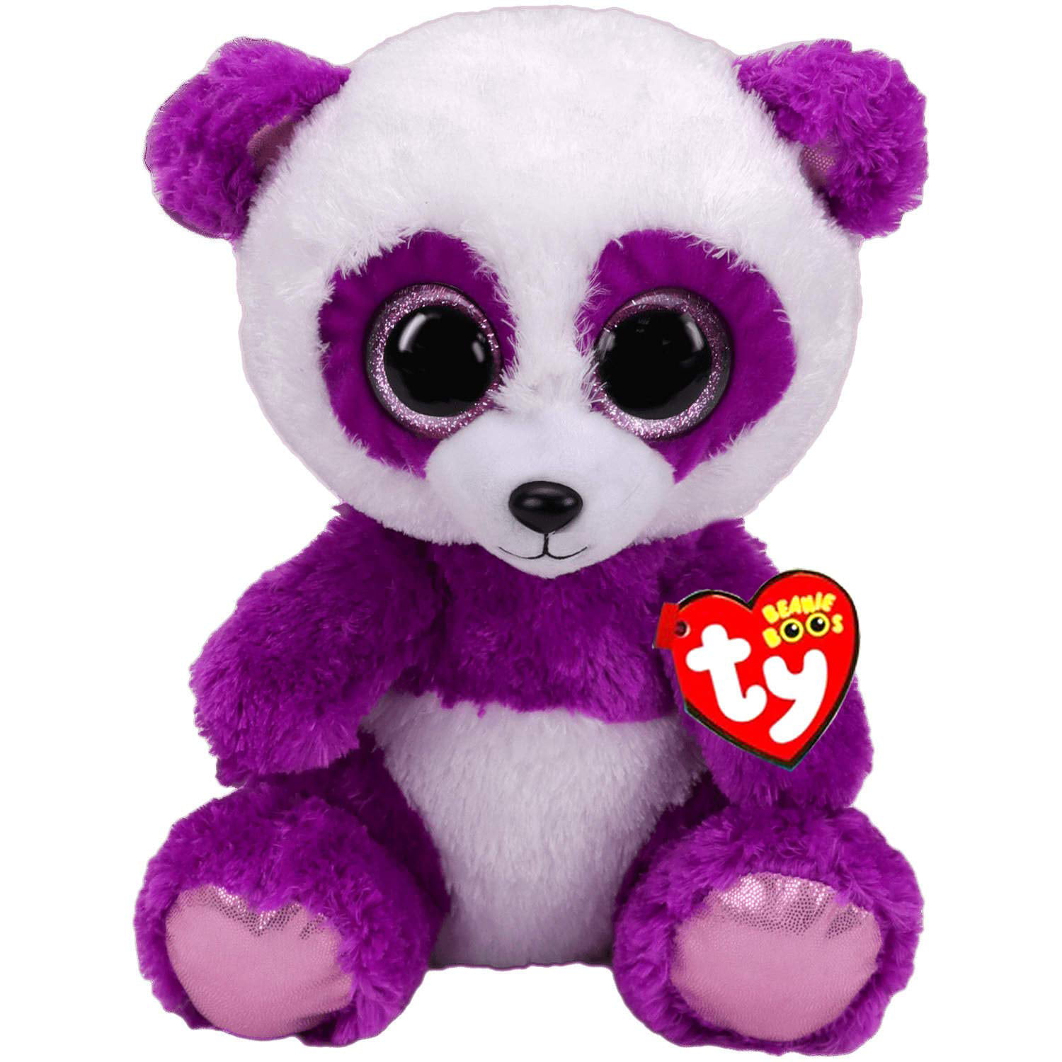 Ty Beanie Boos 6" BOOM BOOM the Panda Stuffed Animal Plush MWMT's w/ Heart Tags 