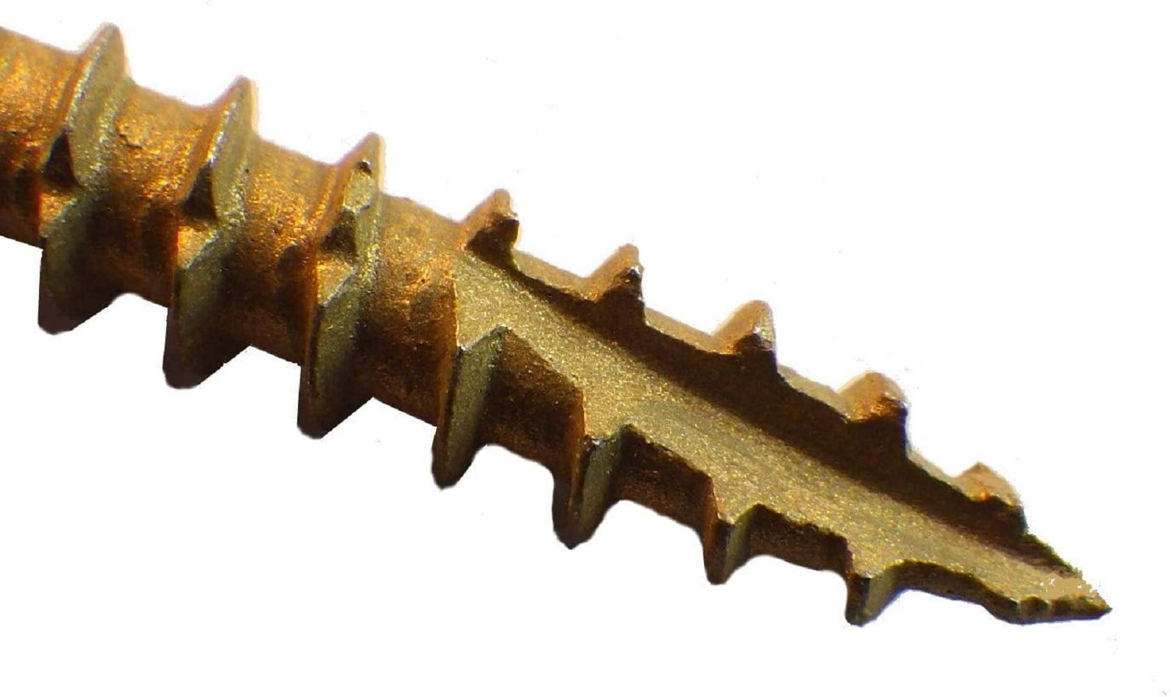 Big Timber BTX146-25 #14 x 6 in. Bronze Star Drive Flat Head Wood Screw, 25-Pack
