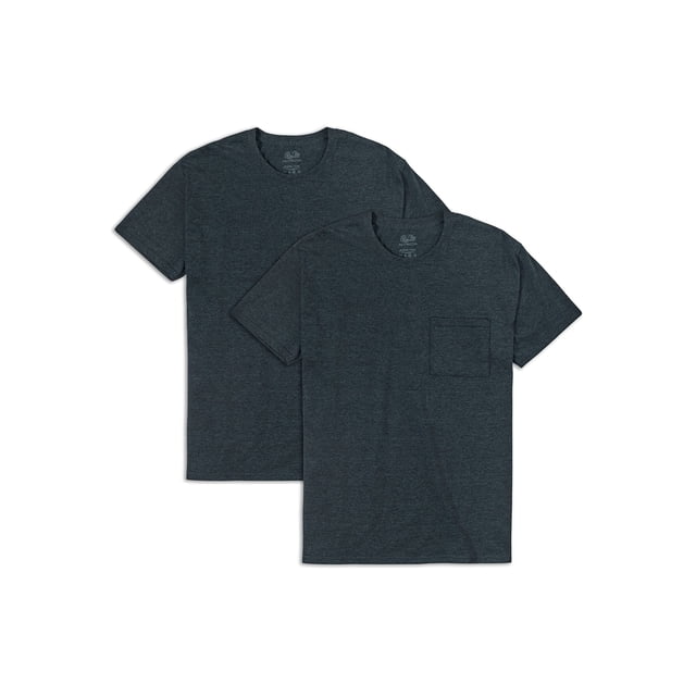 Camiseta Fruit of the Loom Eversoft de algodón con bolsillo para hombre