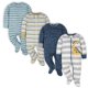 thumbnail image 1 of Pijama enterizo Sleep 'N Play Footie Gerber para bebé niño, dinosaurio azul, RN, 1 of 6