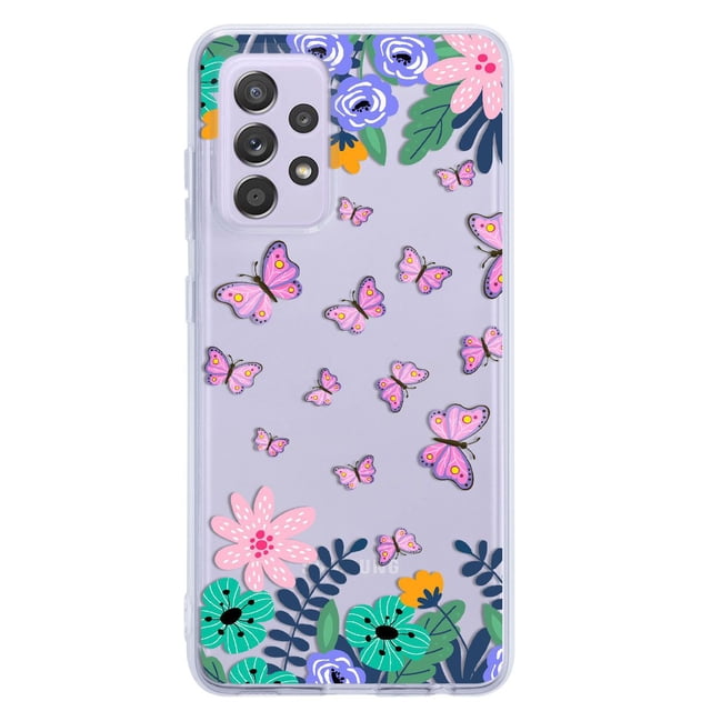 Funda Antigolpes para Galaxy A52S 5G InstaCase Mariposas y Flores