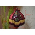 thumbnail image 5 of BespokeByNikita Vivien Red Printed Victorian Silk Lamp Shade, 5 of 5