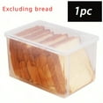 DONGGTGDZ Clear EcoFriendly Bread Box with Convenient Flip Lid Ideal
