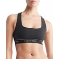 thumbnail image 2 of Calvin Klein BLACK Logo Band Cutout Racerback Sports Bra, US Large NWOT, 2 of 5