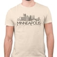 thumbnail image 2 of Skyline Minneapolis Minnesota Shirt Unisex 3X-Large Natural, 2 of 5