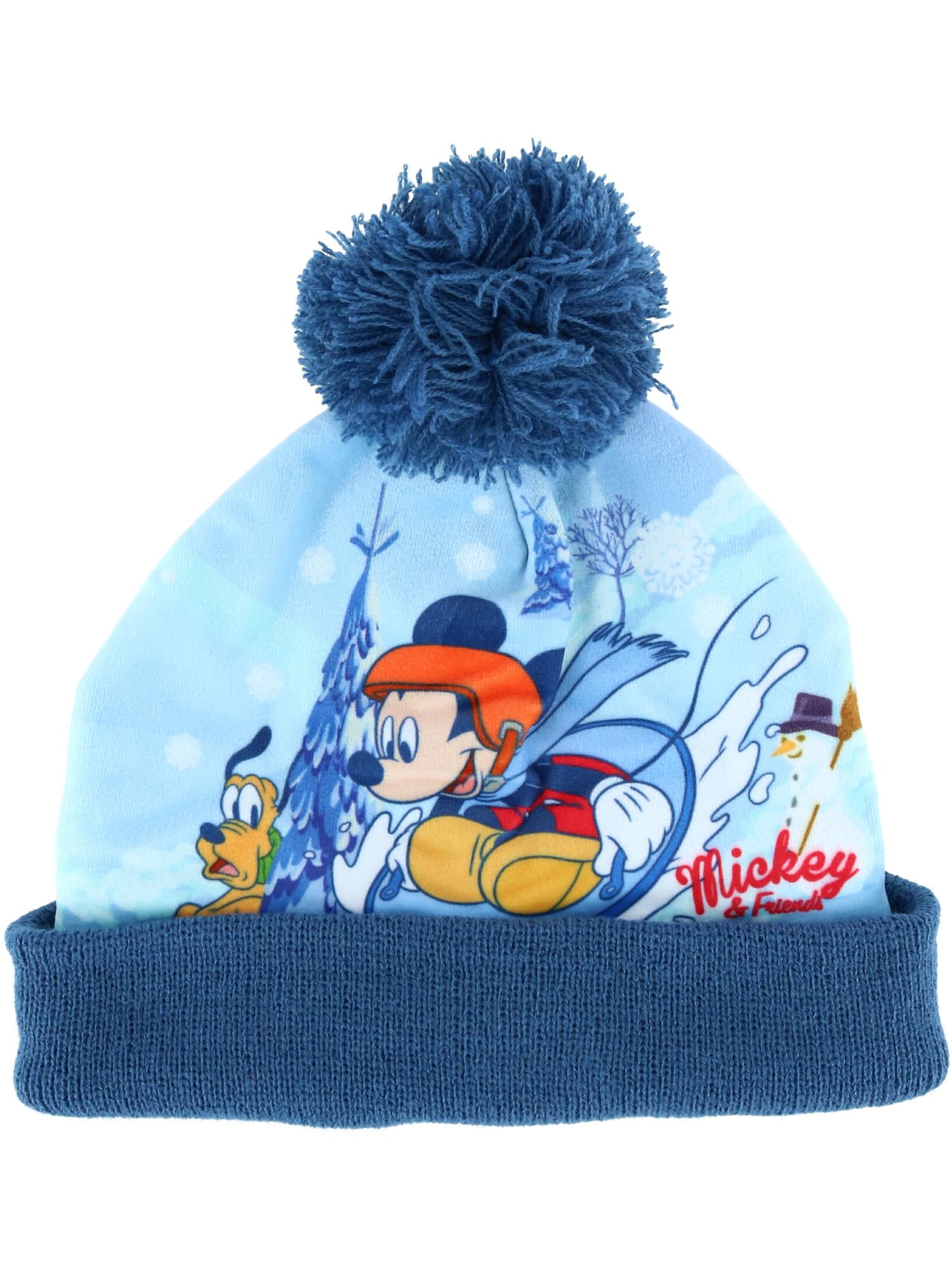Textiel Trade Toddler Mickey Mouse Hat Scarf and Mitten 3-Piece Set 