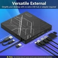 thumbnail image 6 of Portable External Dvds Drive USB C Connectivity Fast 24XCD Writing Burning, 6 of 8