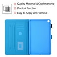thumbnail image 6 of Allytech Galaxy Tab A 2019 Case 10.1 inch SM-T510/ SM-T515 Cover with Pen Holder, PU Leather Anti-Scratch Folio Flip Stand Card Holder Case for Samsung Galaxy Tab A 10.1" 2019 Tablet, Green Marble, 6 of 6