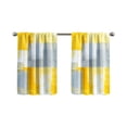 thumbnail image 2 of Decorative Kitchen Window Curtain with 2D Print Design, Water Resistant Light Filtering Half Curtain for Kitchen Decor, Washable Short Window Treatment for Home Kitchen and Dining Area, 2 of 7