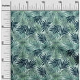 thumbnail image 2 of oneOone Polyester Spandex Sea Green Fabric Tropical Leaf Dress Material Fabric Print Fabric By The Yard 56 Inch Wide, 2 of 4