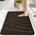 thumbnail image 4 of Alfombra De Baño, Tapete Antideslizante Y Absorbente, Alfombra Suave Para La Entrada Del Dormitorio O La Sala De Estar, Color Marrón, 4 of 8