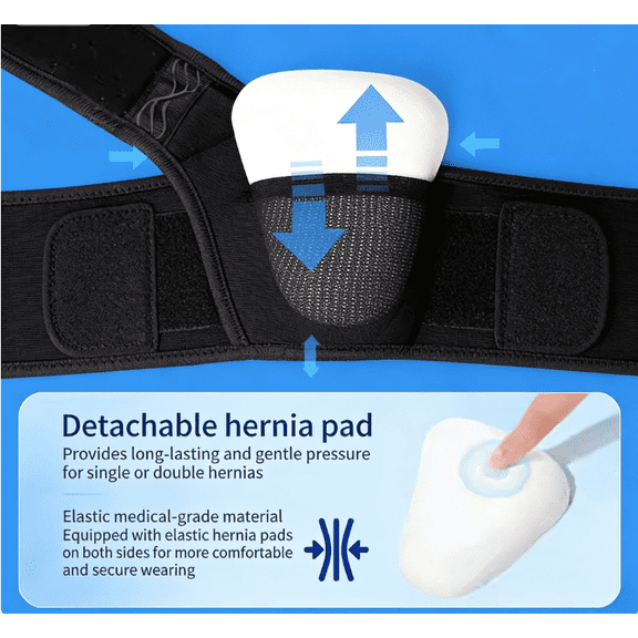 Adjustable Hernia Support Belt for Men & Women, Comfortable Abdominal Support Wrap for Daily Use