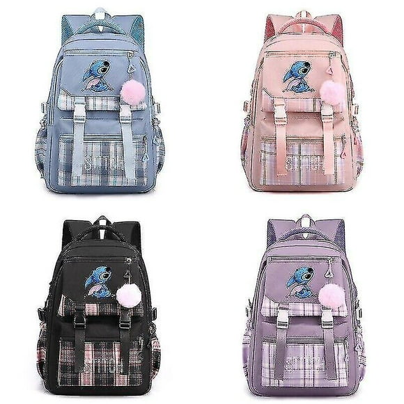Lilo Stitch Backpack teenager School College Student Laptop Bag Travel Rucksack-HAPDEN