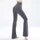 thumbnail image 1 of Leggings de mujer, pantalones de yoga ajustados, pantalones de mujer de cintura alta y pierna ancha, pantalones deportivos acampanados, transpirables, de secado rápido, 1 of 5