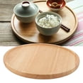 thumbnail image 4 of Round Pizza Board, Wood Round Pizza Tray Ergonomic Handle Elegant And Beautiful Hand Polished Healthy Slippy   For Restaurants For Home, 4 of 8