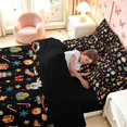 thumbnail image 5 of Manfei Festive Nutcracker 7-Piece King Bedding,Christmas Tree Gingerbread Men King Bed in a Bag,Black Red,Black Reversible, 5 of 6