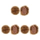 thumbnail image 5 of Soidarity Extensión de moño afro hermosa y manejable de fibra para cabello natural para mujeres a la moda Q9 6H27 Type1 NO1, 5 of 6