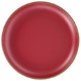 thumbnail image 3 of Gibson Home  Rockabye 4 Piece Melamine Dinner Plate Set in Dark Pink, 3 of 5