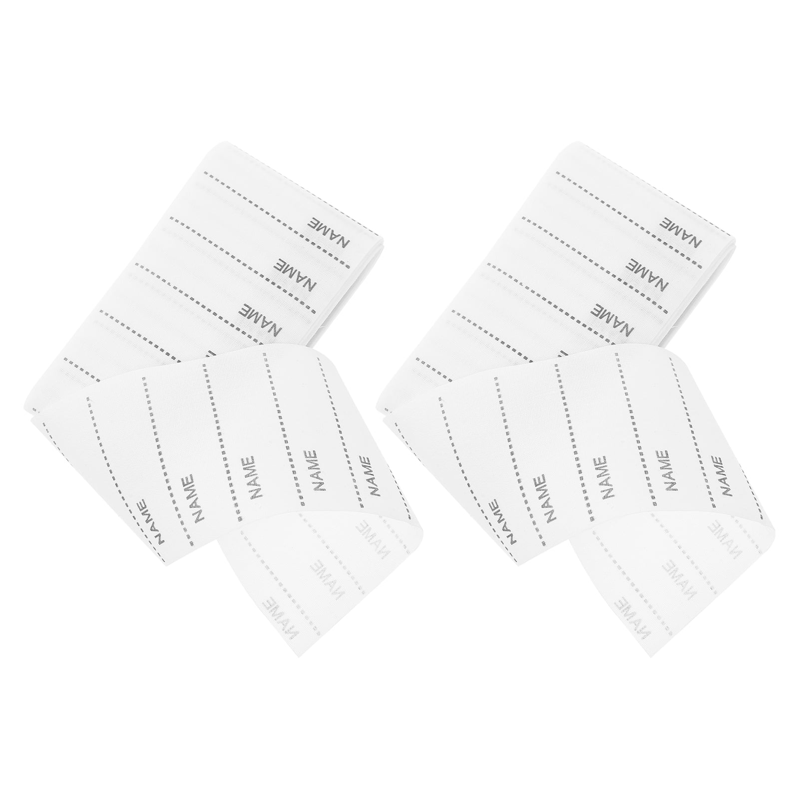 HOMEMAXS 2 Sets of Washable Iron on Name Labels Garment Fabric Tags ...