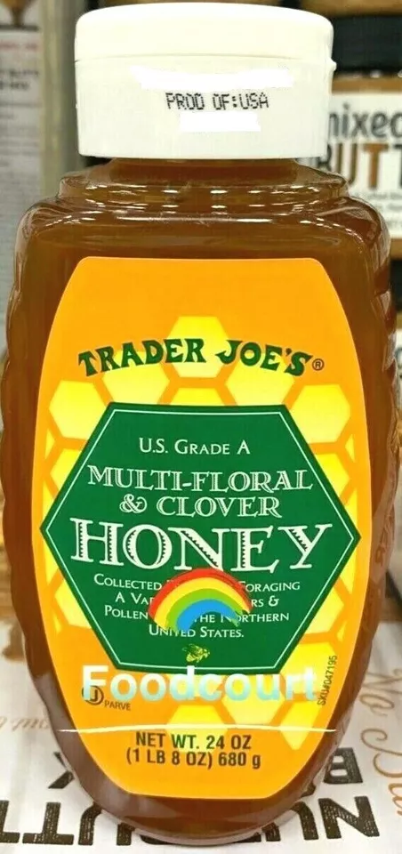 2 Packs  Multi-Floral & Clover Honey U.S. Grade A 24 oz Each Pack
