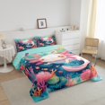 thumbnail image 3 of Erosebridal Cute Axolotl Bedding Full Comforter Set for Kids, Ocean Animal Down Comforter, Reversible, Soft 3-Piece, 3 of 6
