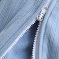 thumbnail image 5 of Telankuip Casual Pants for Men After Leg Postoperative Outfit Elastic Waisted Wide Leg Sweatpants 2 Side Zippers Full Open down Soft Cozy Men's Trousers 2-Blue M, 5 of 6