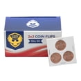 thumbnail image 2 of Coin Shield 50 3-Hole Penny 2x2 Premium Cardboard Coin Flips, 2 of 8